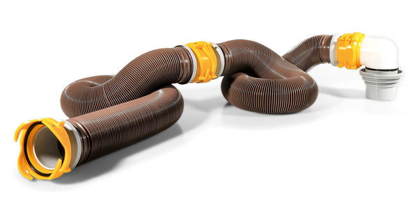 Camco Revolution RV Sewer Hose Kit w/ Swivel Fittings and ...