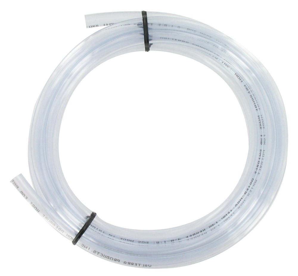 Valterra Vinyl Tubing, 3/8″ I.D. x 10′, Clear, Header Card