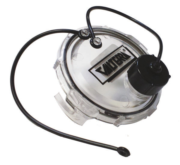 Valterra Waste Valve Cap, 3″, 3/4″ GHT with Cap, Clear, Carded T1020-1CLRVP