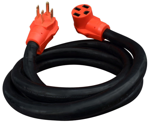 Mighty Cord 50Amp Extension Cord with Handle, 10′, Red, Boxed