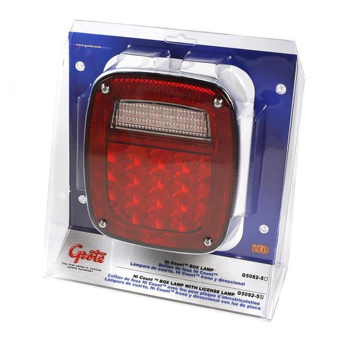 Grote Perlux Stt Lamp Red 3-STUD Hi G5092-5