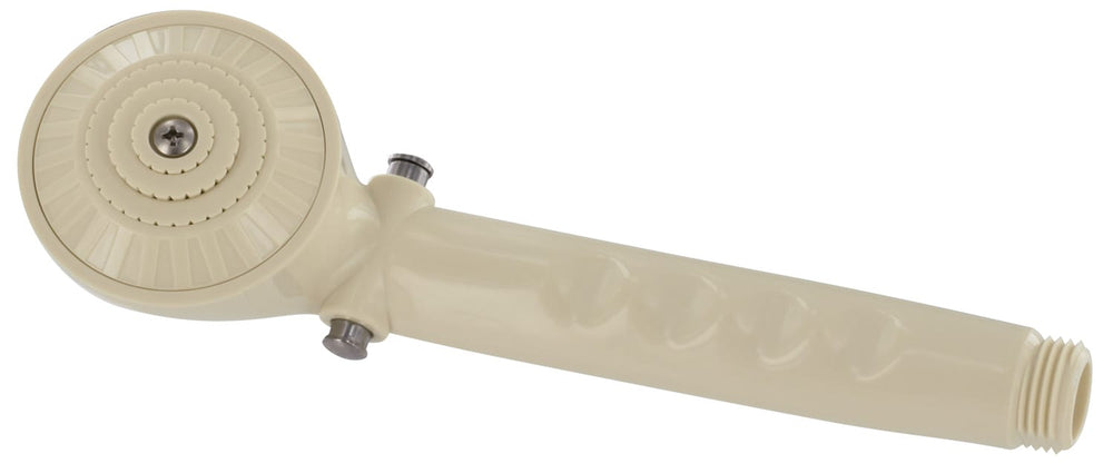 Valterra Replacement Shower Head – Interior/Exterior Shower, Single Function, Exterior Shower Replacement, Biscuit, Carded