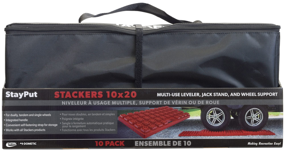 Valterra StayPut Stackers 10 x 20, 10 pack w/Bag, Boxed
