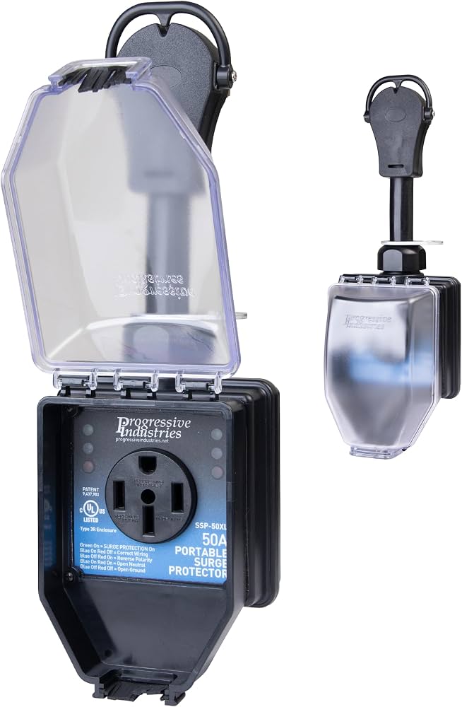 Progressive SSP-50XL 50 Amp Portable Surge Protector W/Cover