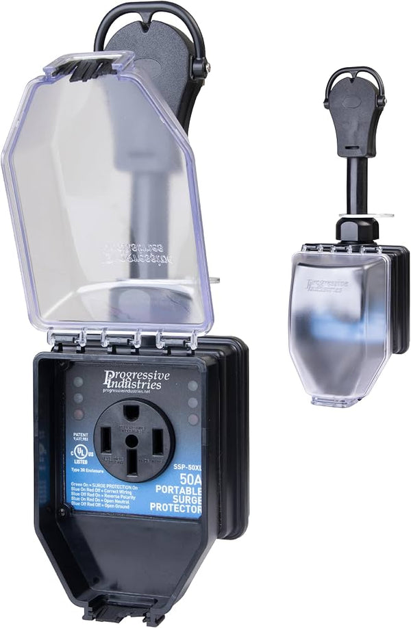 Progressive SSP-50XL 50 Amp Portable Surge Protector W/Cover
