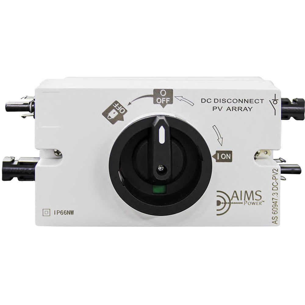 AIMS Power Solar PV DC Quick Disconnect Switch 1200V 32 Amps