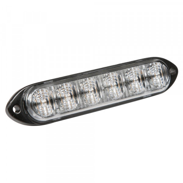 Grote 78141 LED Directional Warning Lights, Surface Mount, 6-Diode, Class I, White