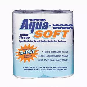 Thetford Aqua-Soft 2-ply RV Toilet Tissue 03300 - 4 Pack