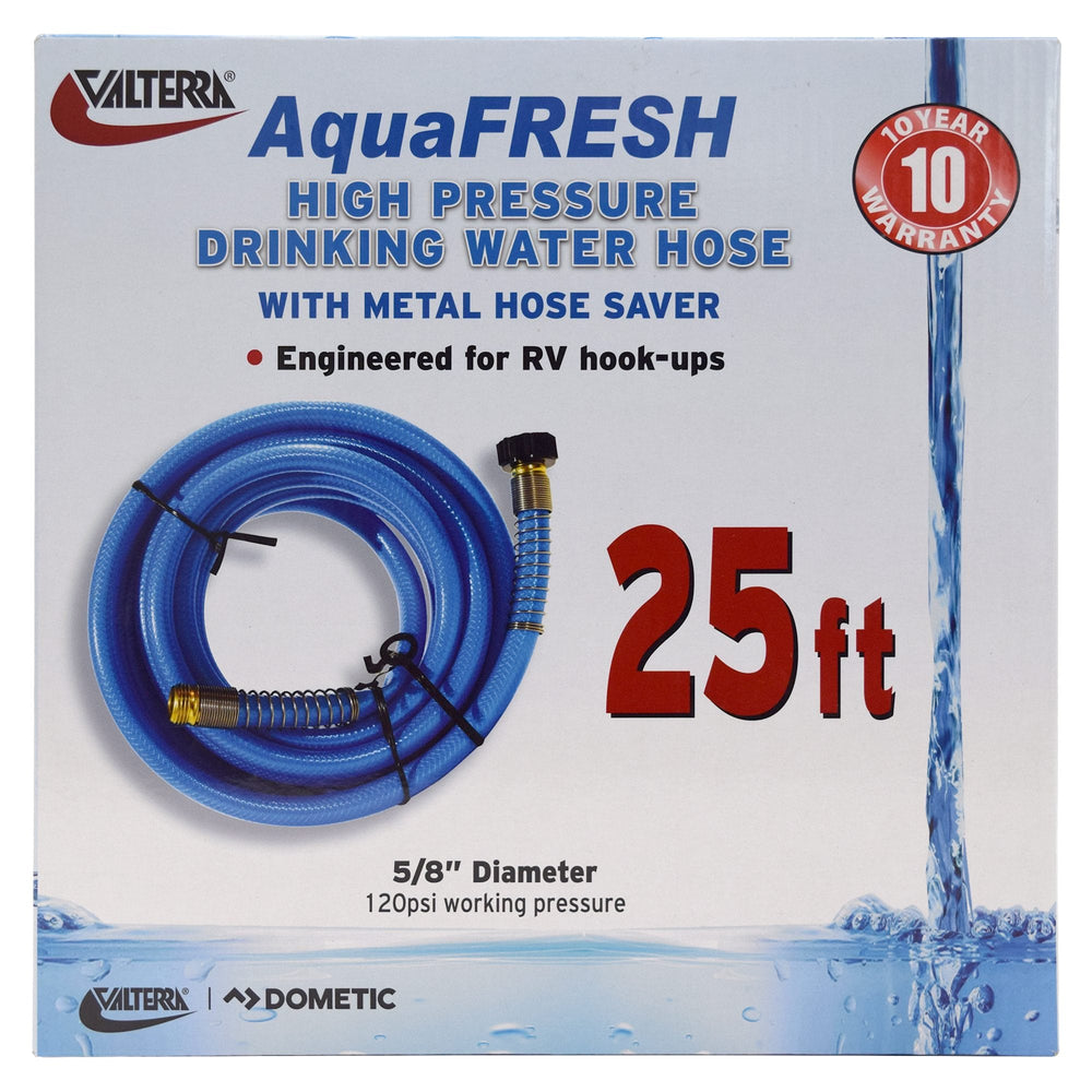 Valterra Drinking Water Hose, 5/8″ X 25′, Blue