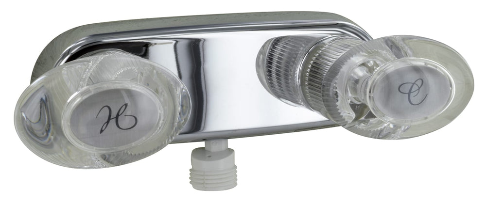 Valterra Catalina, Shower Valve, Vacuum Breaker, Chrome With Clear Acrylic Lever Handles