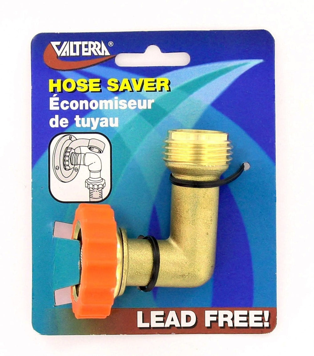Valterra Hose Saver, 90°, Brass, Lead-Free, Carded