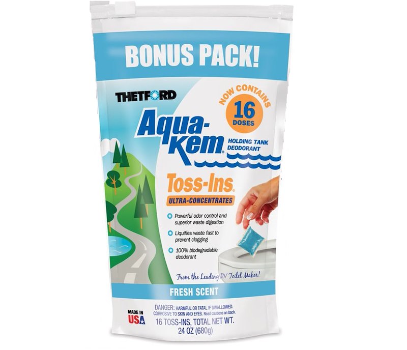 Thetford Aqua-Kem Toss-Ins 96561 - Fresh Scent, 16 Count