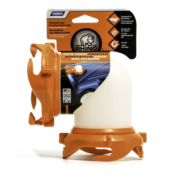 Camco RhinoFLEX 90 Degree Elbow Fitting for Portable Wastewater Tank