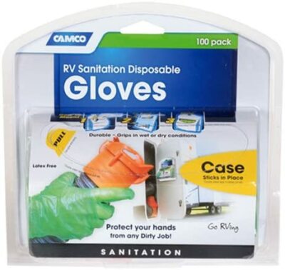 Camco Sanitation Gloves w/ Mountable Dispenser - 50 Pairs