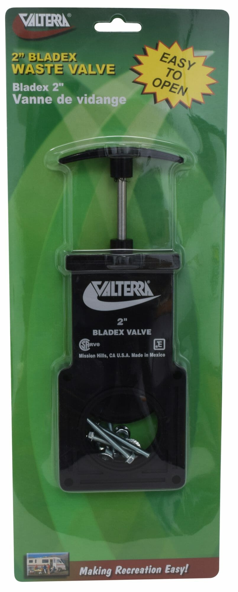 Valterra Bladex® Waste Valve Body, 2″, Carded