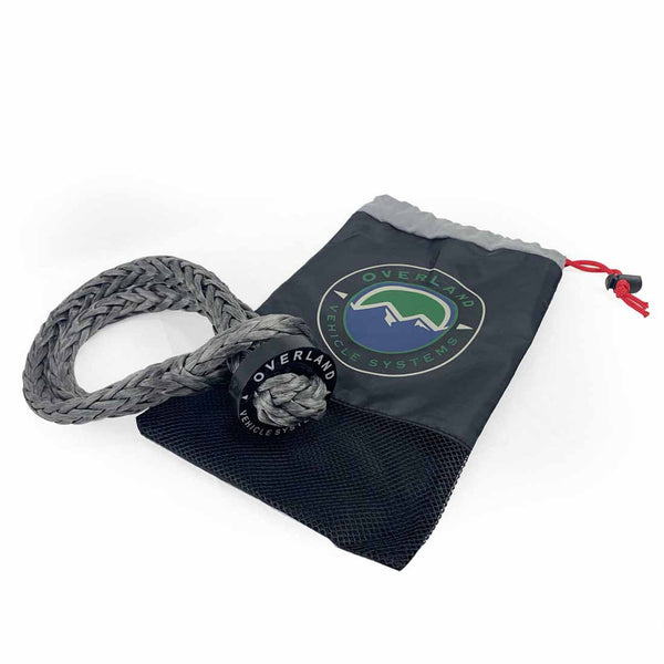 Overland Vehicle Systems Soft Shackle 5/8" x 22" 44,500 lb. with Collar with Storage Bag 19159919