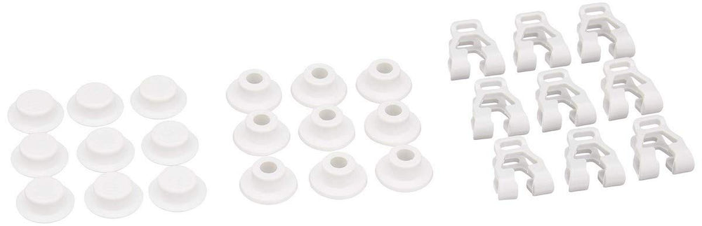 Dometic White Wire Shelf Clip Kit for Dometic 6/8 Cu. Ft