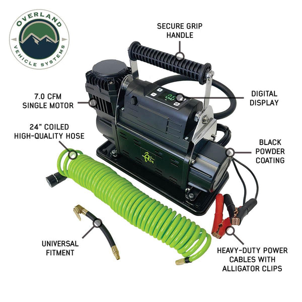 Overland EGOI Portable Single Motor Air Compressor System
