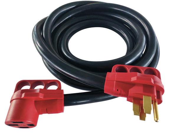 Mighty Cord 50Amp Extension Cord with Handle, 25′, Red, Boxed