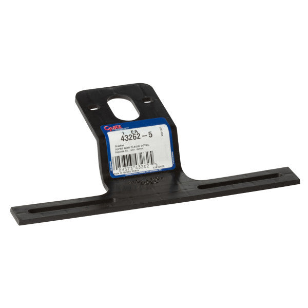 Grote 43262-5 Universal Offset License Plate Brackets, Black