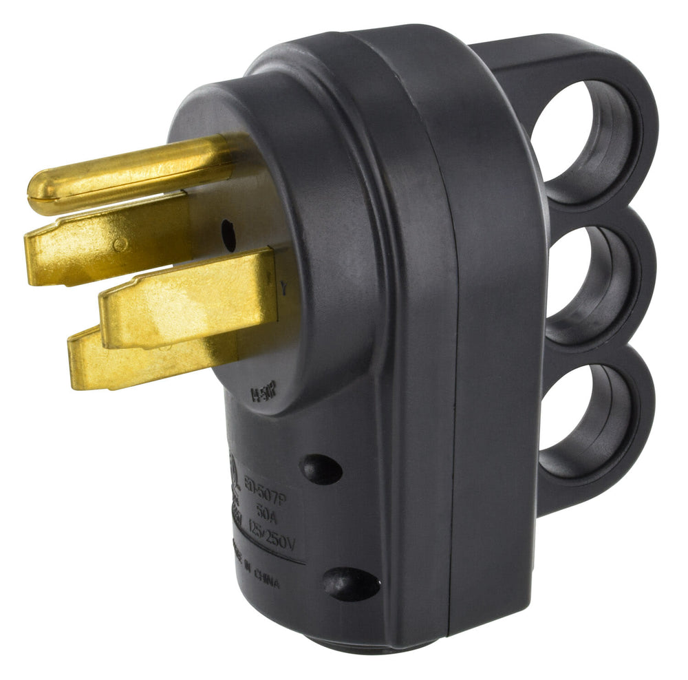 Valterra RV 50A Replacement Plug, Carded