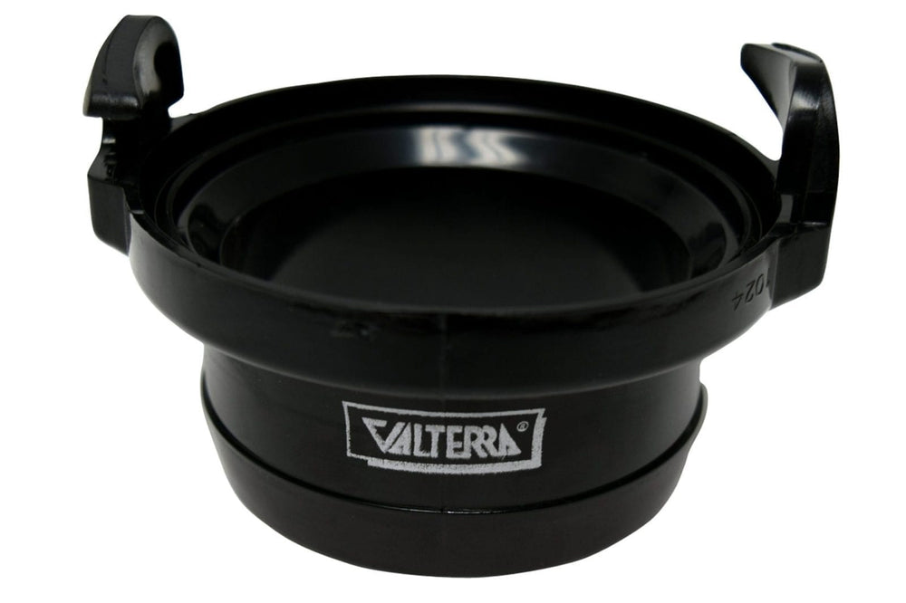 Valterra Hose Adapter, 3" Straight, Black, Bulk
