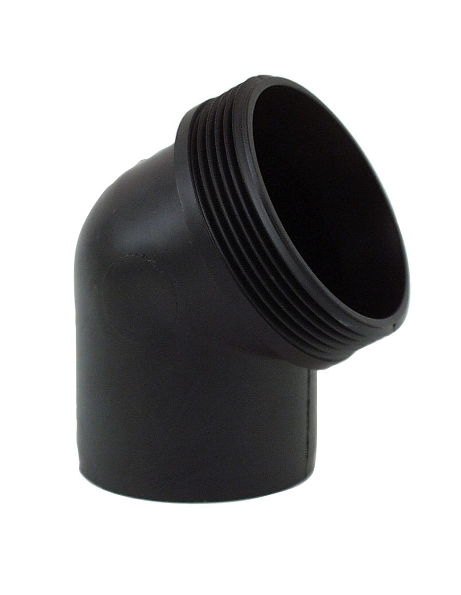 Valterra Close Elbow, 60°, 3″ Hose x 3″ MPT, Bulk
