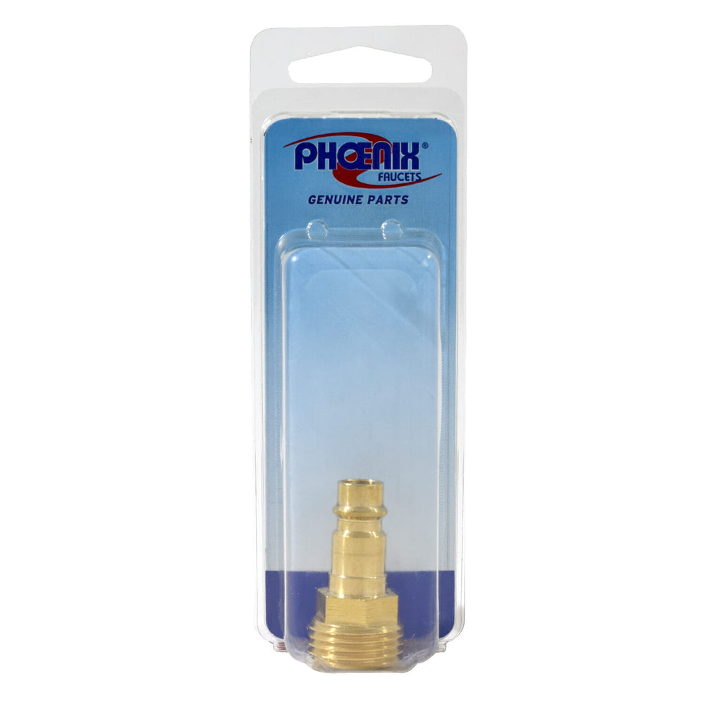 Valterra D & W Spray Away Quick Connect ½” Shower Hose Adapter, Brass, Carded
