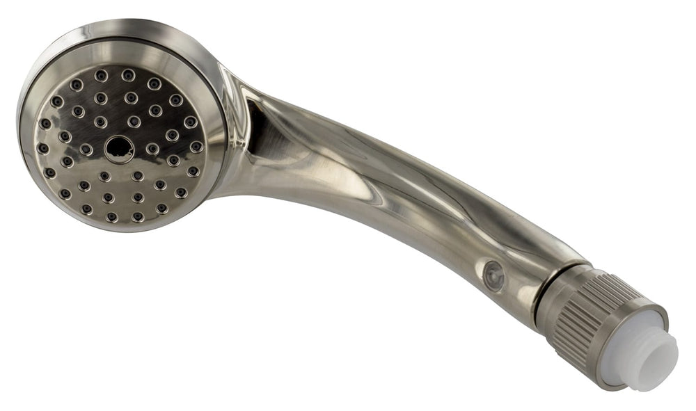 Valterra Replacement Shower Head – Airfusion, Single Function, Brushed Nickel, Carded