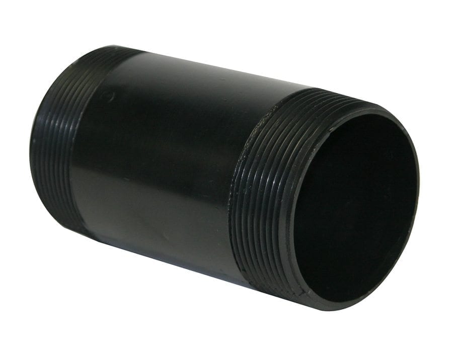 Valterra ABS Nipple, 3″ x 6″, Threaded On Both Ends