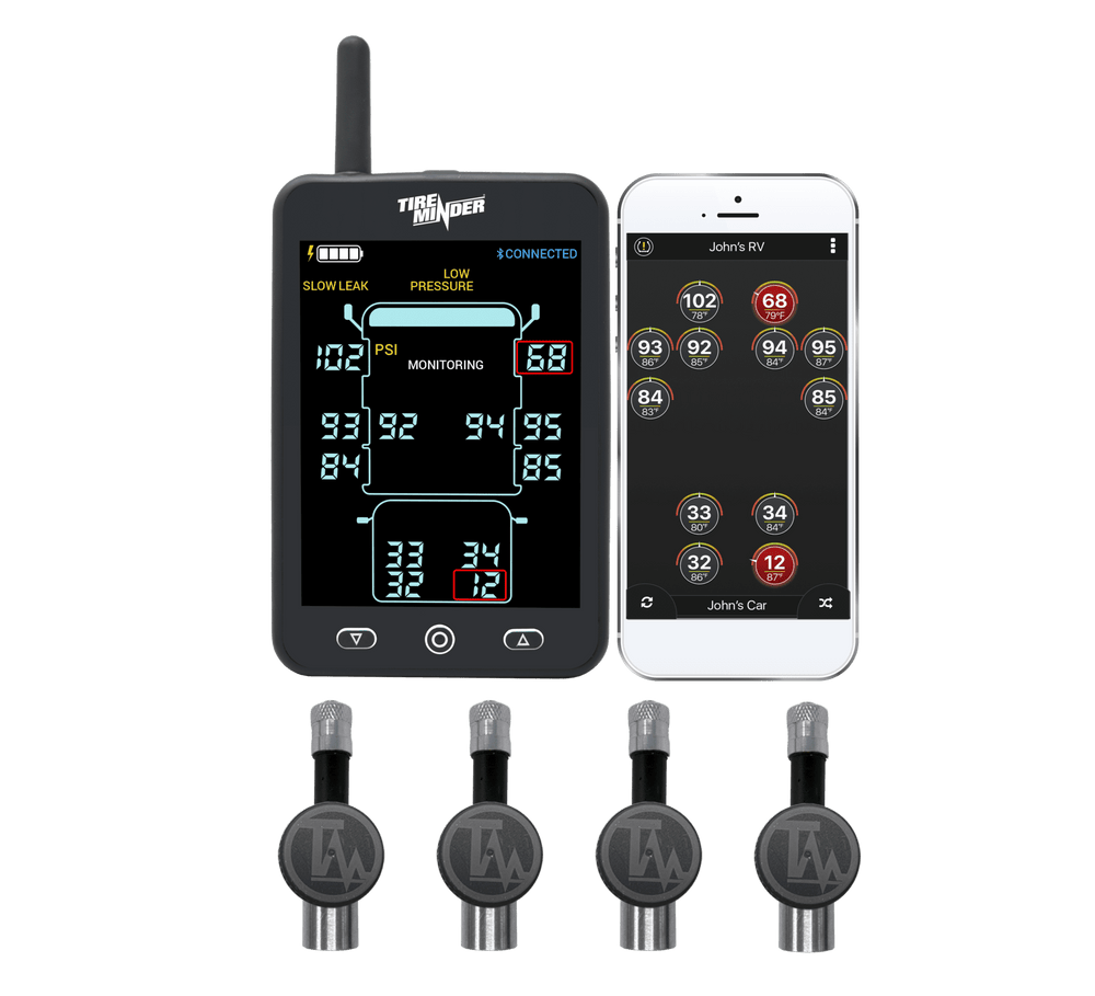 Valterra TireMinder A1AS with 4 Flow Through Transmitter