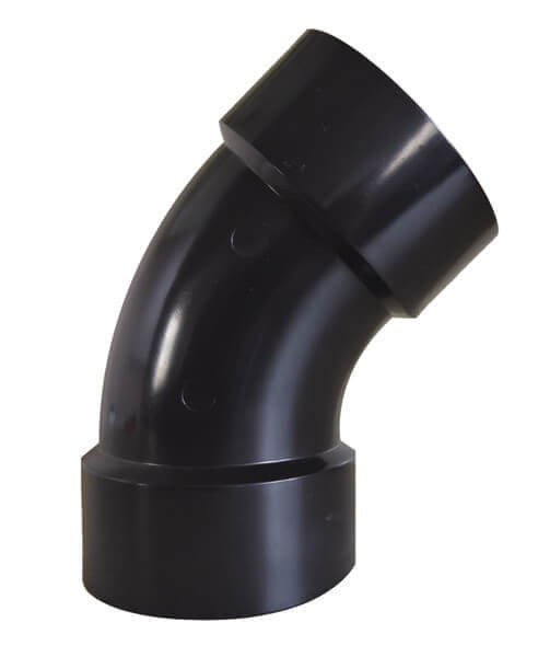 Valterra DWV 45° Elbow, 3″ Hub