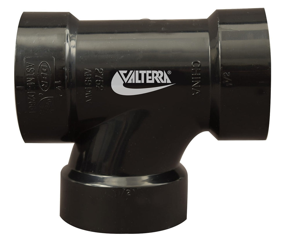 Valterra DWV Sanitary Tee, 1-1/2″ Hub