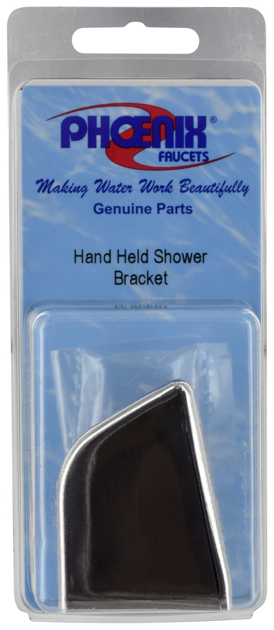 Valterra Hand Held Shower 3 Position Wall Bracket, Plastic, Chrome, Carded