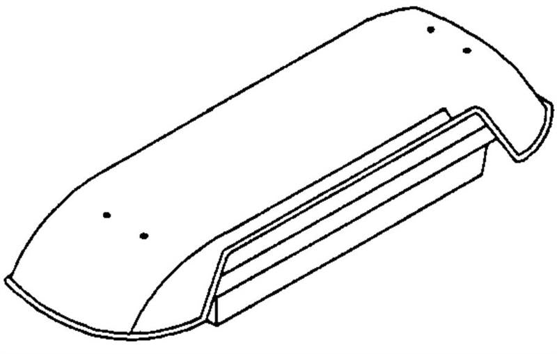 Dometic RV Fridge Vent Top Only - Black - Johnson's Surplus