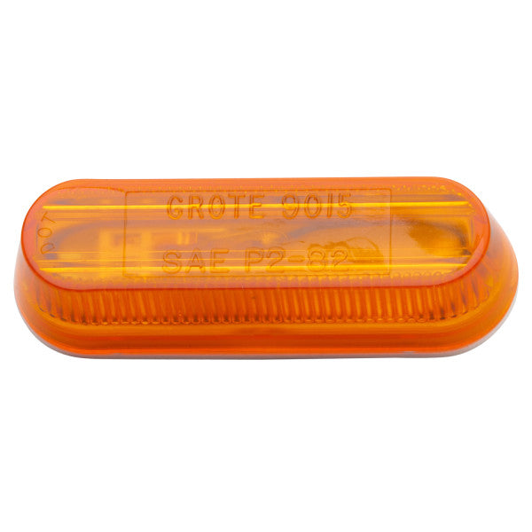 Grote 45253-5 Thin-Line Single-Bulb Clearance Marker Light, Amber