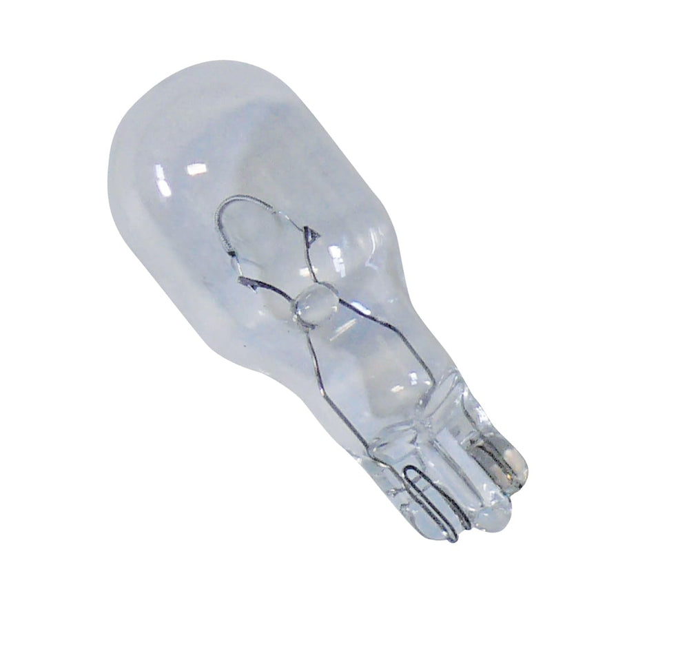 Valterra Std Bulb (921), T15, W2.1×9.5d, 18W, 12V, Clear, 2 Pack