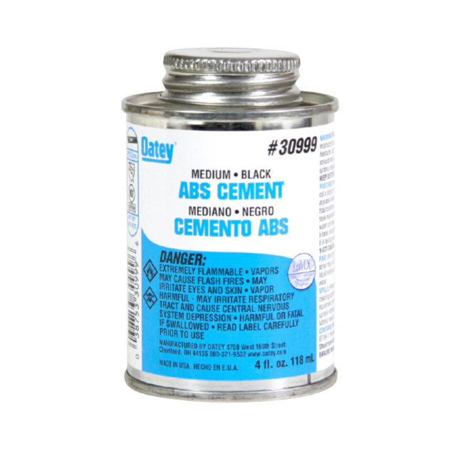 Oatey Black ABS Cement 16 Oz