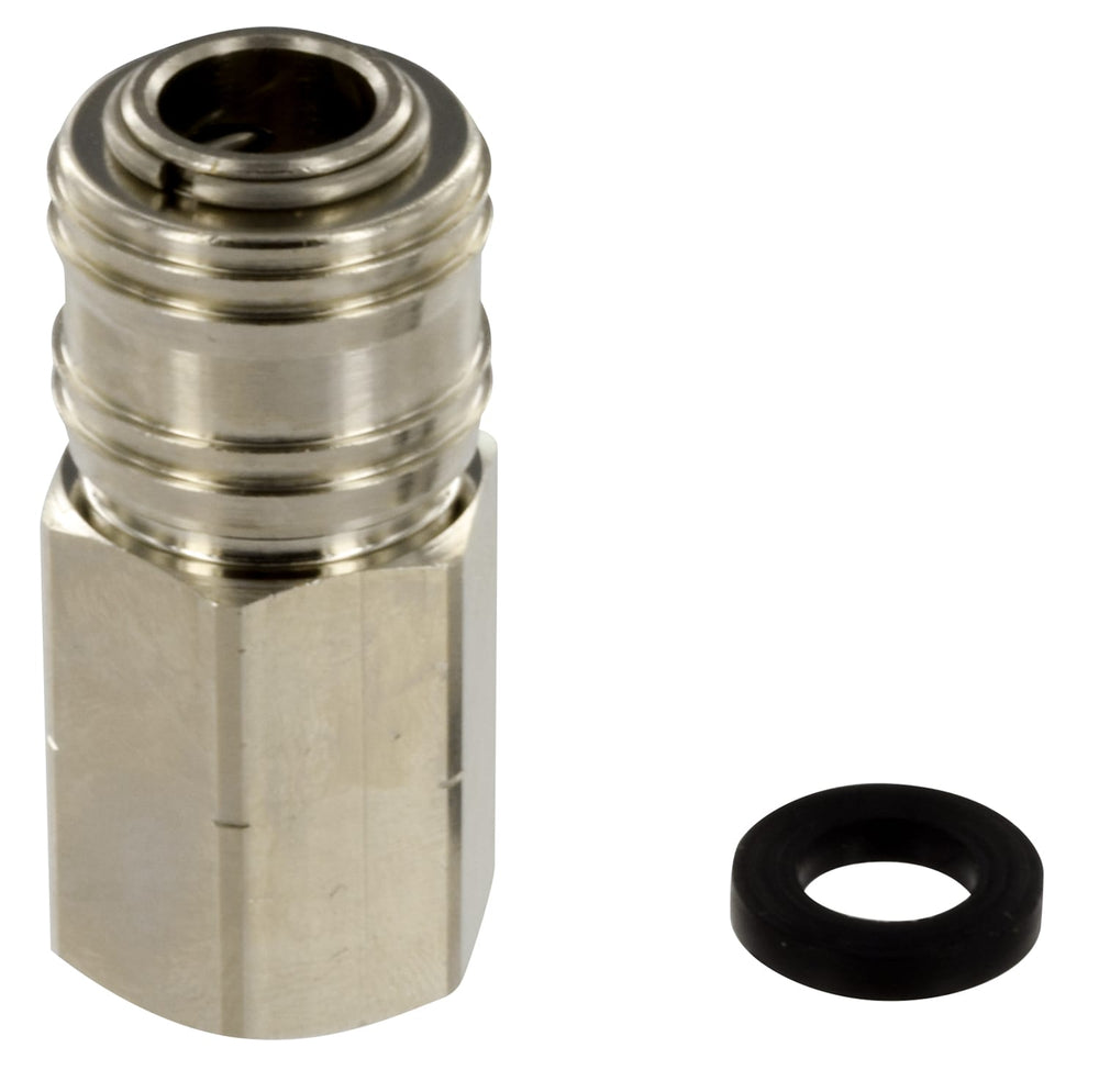 Valterra D&W, Spray-Away Quick Connect, 1/2″ Female, Metal, Nickel Plated, Carded