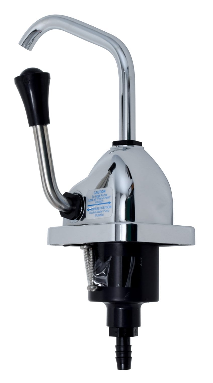 Valterra Rocket Hand Pump, Chrome, Carded