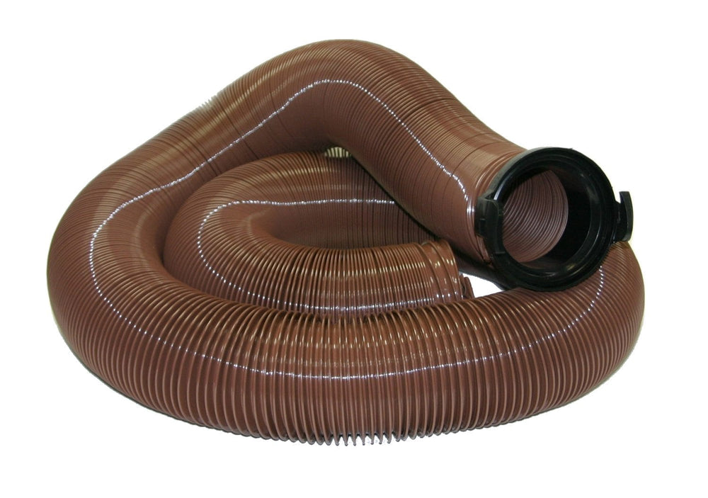Valterra EZ Flush Standard Drain Hose, 20′, with T1024, Bronze, Bagged