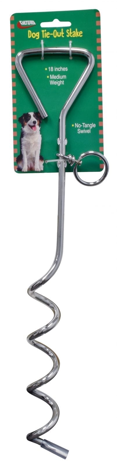 Valterra Dog Tie-Out Stake, 18″