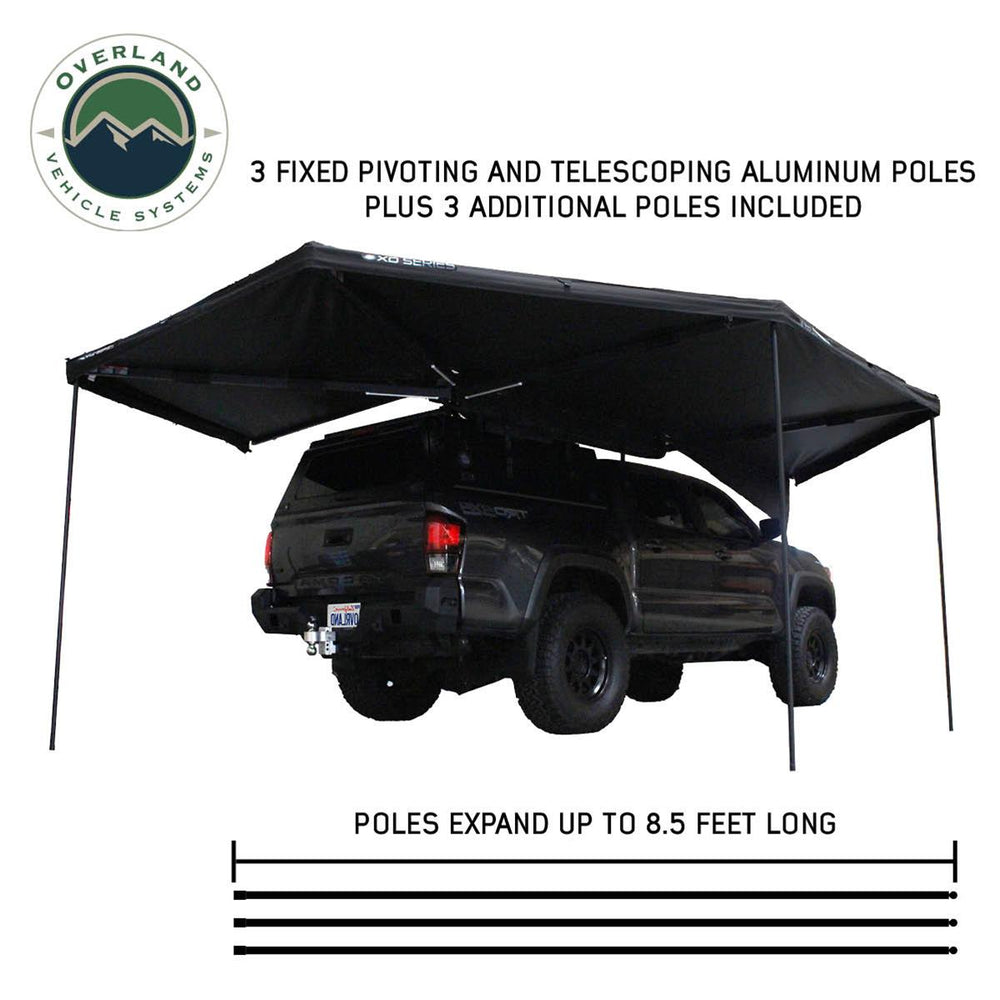 Overland Vehicle Systems XD Nomadic 270 Degree Awning W/Lights & Black Out 19690002