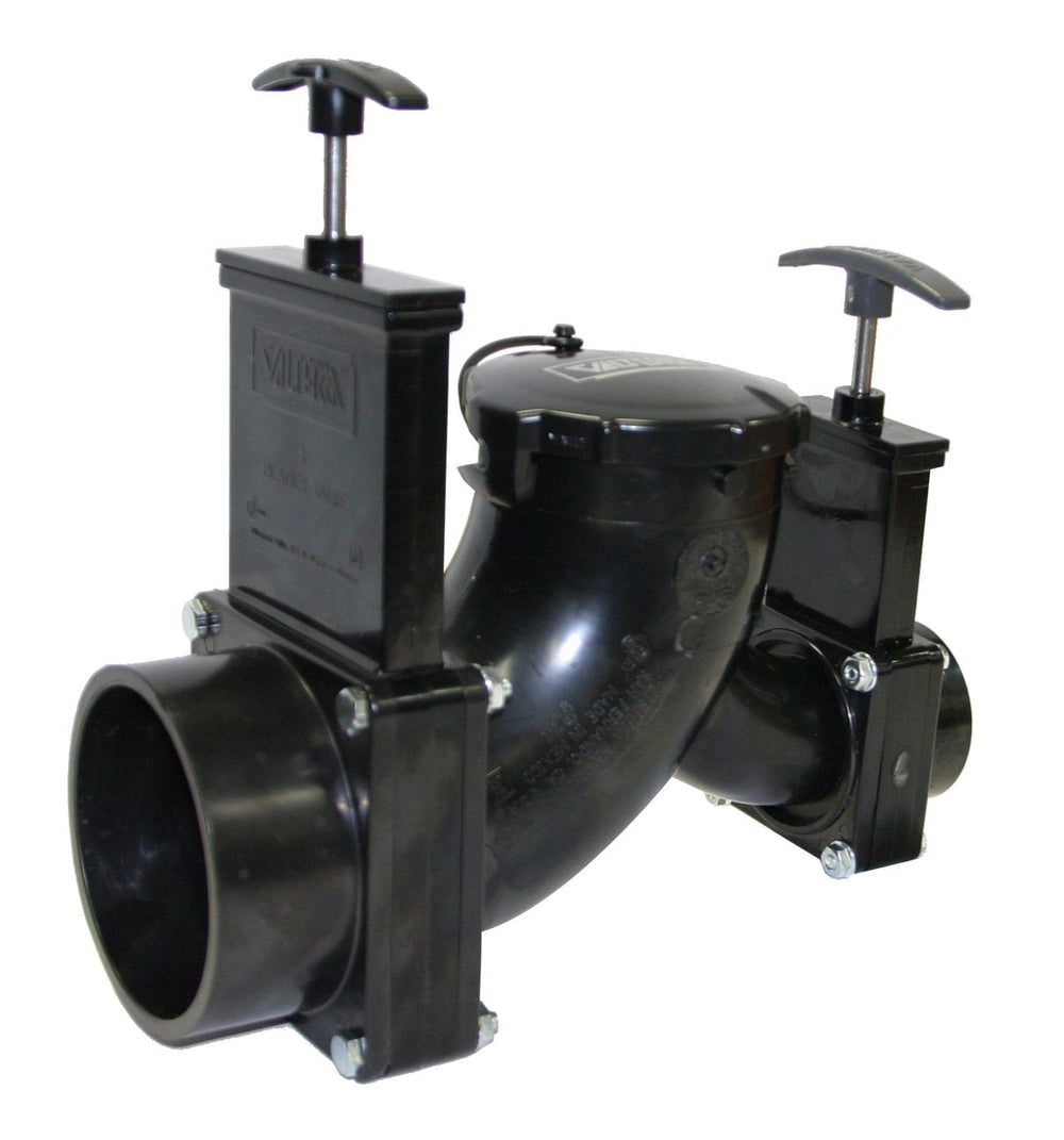 Valterra Ell Double Rotating Valve, 3″ Hub x 1-1/2″ Hub x 3″ Bayonet Cap