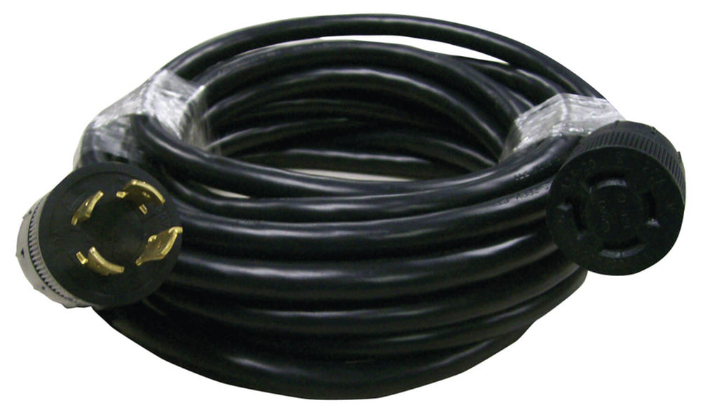 Mighty Cord Generator 30 Amp 4 Pole Extension Cord, 25′, Bulk