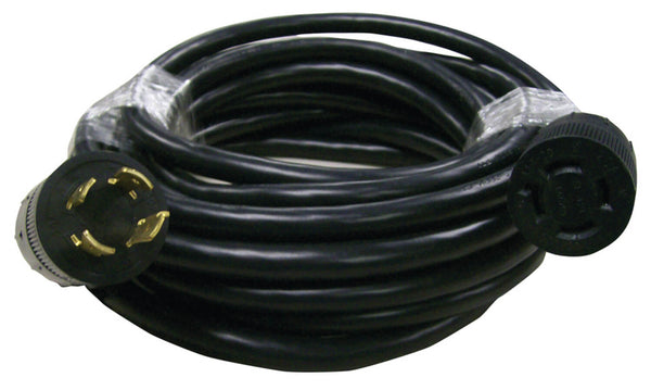 Mighty Cord Generator 30 Amp 4 Pole Extension Cord, 25′, Bulk