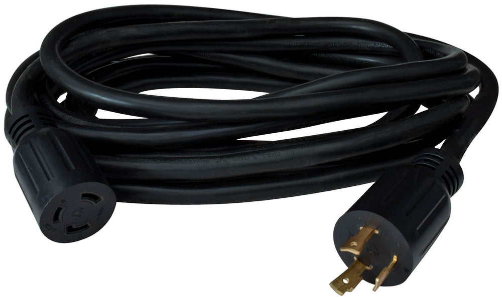 Mighty Cord Generator 30 Amp 3 Pole Extension Cord, 25′, Bulk