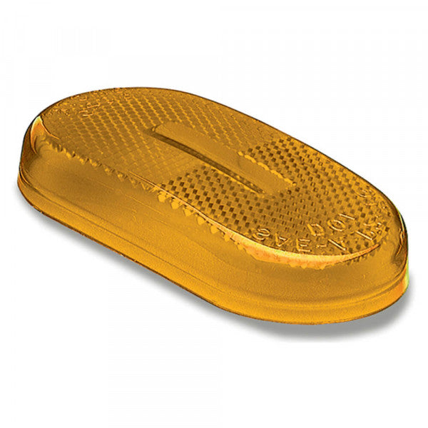 Grote 90203 Clearance Marker Replacement Lenses, Two-Bulb Oval Lens, Amber
