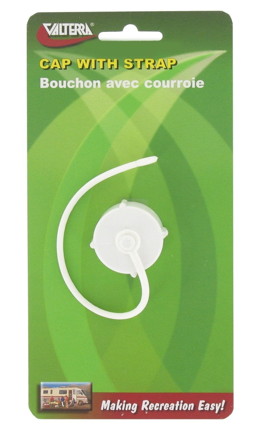 Valterra Hose Cap, 3/4″, with Strap, White, Carded T1020-1DWVP