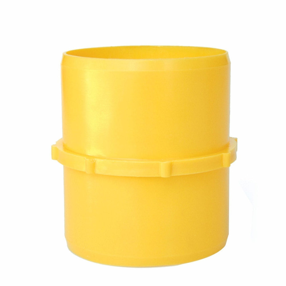 Valterra Hose Coupler, Straight, 3" Hose x 3" Hose, Yellow